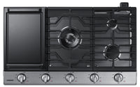 Samsung 36" Gas Cooktop with Dual Burner – NA36K6550TS|Surface de cuisson à gaz Samsung de 36 po avec brûleur double – NA36K6550TS
