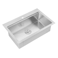 Ancona 30" Dual Mount Workstation Kitchen Sink - AN-33105