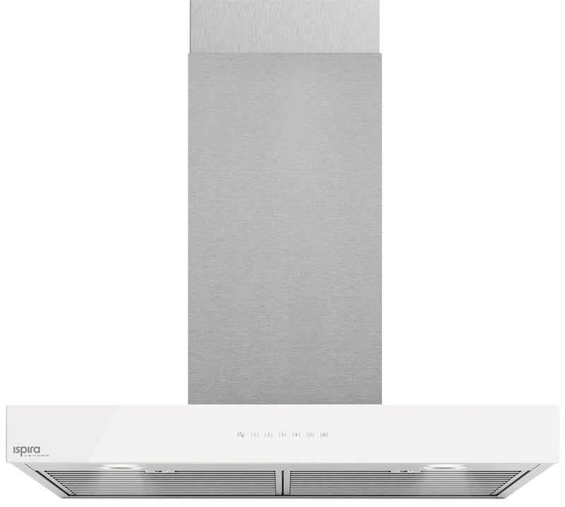 Venmar Ispira 36" Chimney Range Hood – White Panel IC70036WH|Hotte cheminée Venmar Ispira de 36 po – panneau blanc IC70036WH|IC70036W