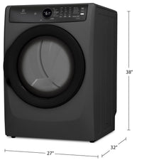 Electrolux 4.5 Cu. Ft. Front Load Perfect Steam™ Washer with LuxCare® Wash – Titanium – Stackable - ELFW7437AT | Laveuse Perfect SteamMC d’Electrolux à chargement frontal de 4,5 pi3 avec lavage LuxCareMD - titane - superposable - ELFW7437AT
