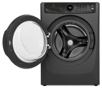 Electrolux 4.5 Cu. Ft. Front Load Perfect Steam™ Washer with LuxCare® Wash – Titanium – Stackable - ELFW7437AT | Laveuse Perfect SteamMC d’Electrolux à chargement frontal de 4,5 pi3 avec lavage LuxCareMD - titane - superposable - ELFW7437AT