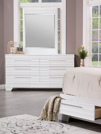 Olivia 6-Piece Queen Storage Bedroom Package – White