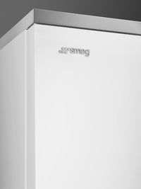 Smeg Portofino 16.2 Cu. Ft. Bottom-Freezer Refrigerator - FA490ULWH|Réfrigérateur Smeg Portofino de 16,2 pi3 à congélateur inférieur - FA490ULWH