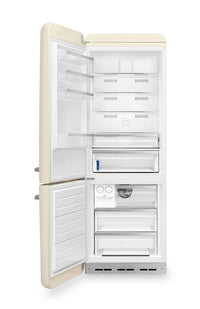 Smeg 18 Cu. Ft. Retro Bottom-Freezer Refrigerator - FAB38ULCR|Réfrigérateur Smeg rétro de 18 pi3 à congélateur inférieur - FAB38ULCR