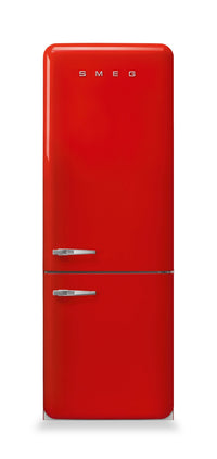 Smeg 18 Cu. Ft. Retro Bottom-Freezer Refrigerator - FAB38URRD|Réfrigérateur Smeg rétro de 18 pi3 à congélateur inférieur - FAB38URRD
