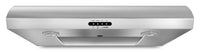Whirlpool 36" Under-the-Cabinet Range Hood with FIT System – UXT5236BDS|Hotte de cuisinière sous armoire avec système d'installation FIT 36 pouces Whirlpool - UXT5236BDS