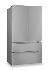 Smeg 22.46 Cu. Ft. French-Door Refrigerator - FQ55UFX|Réfrigérateur Smeg de 22,46 pi3 à portes françaises - FQ55UFX