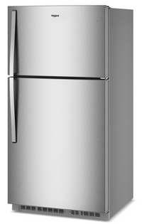21 Cu. Ft Stainless Whirlpool 32.8" Wide Top Freezer Refrigerator - WRTX7421TZ | WRTX742Z