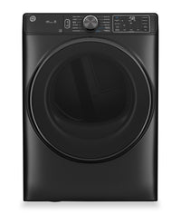 GE 5.8 Cu. Ft. Front-Load Washer and 7.8 Cu. Ft. Electric Dryer with Steam and Built-In Wi-Fi | Laveuse à chargement frontal de 5,8 pi3 et sécheuse électrique de 7,8 pi3 de GE avec vapeur et Wi-Fi intégré | GEFL6550