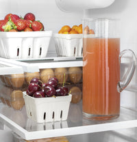 GE 36" 21.9 Cu. Ft. Counter-Depth French-Door Refrigerator - Stainless Steel - GWE22JYMFS | Réfrigérateur GE de 21,9 pi3 et de 36 po de profondeur comptoir à portes françaises - acier inoxydable - GWE22JYMFS | GWE22MFS