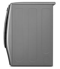LG 9.0 Cu. Ft. Mega Capacity Gas Steam Dryer – Graphite Steel|Sécheuse à gaz à la vapeur SteamDryerMC LG à énorme capacité de 9,0 pi³ - acier graphite