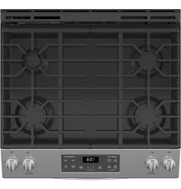 GE 5.3 Cu. Ft. Slide-In Gas Range - JCGSS61SPSS | Cuisinière à gaz encastrée GE de 5,3 pi³ - JCGSS61SPSS | JCGSS61S