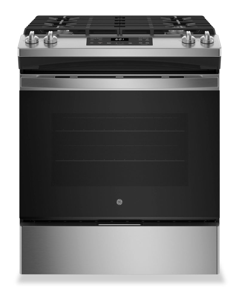 GE 5.3 Cu. Ft. Slide-In Gas Range - JCGSS61SPSS | Cuisinière à gaz encastrée GE de 5,3 pi³ - JCGSS61SPSS | JCGSS61S