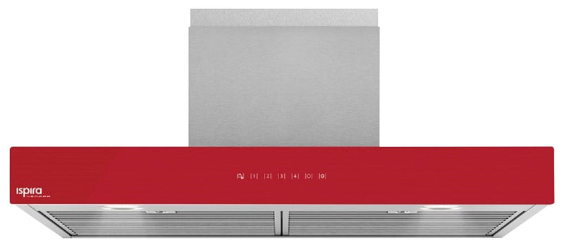 Venmar Ispira 36" Built-In Range Hood – Red Panel|Hotte de cuisinière encastrée Venmar Ispira de 36 po - panneau rouge|IB736RPK