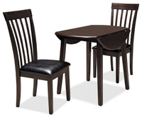 Hammis Dining Chair - Contemporary style Dining Chair in Dark Brown Birch Solids and Veneers