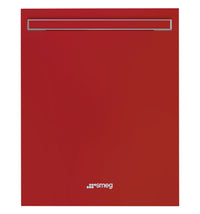 Smeg Portofino Red Dishwasher Panel - KIT86PORTRD|Panneau de lave-vaisselle Smeg Portofino rouge - KIT86PORTRD