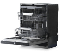 Kenmore 24” 45 dBA Front-Control Built-In Dishwasher with EASYREACH™ Lift – Stainless Steel - KKDW3RPHLIFT-45SS | Lave-vaisselle encastré Kenmore de 24 po et de 45 dBA avec commandes à l’avant - Acier Inoxydable - KKDW3RPHLIFT-45SS