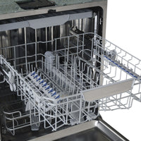 Kenmore 24” 45 dBA Front-Control Built-In Dishwasher with EASYREACH™ Lift – Stainless Steel - KKDW3RPHLIFT-45SS | Lave-vaisselle encastré Kenmore de 24 po et de 45 dBA avec commandes à l’avant - Acier Inoxydable - KKDW3RPHLIFT-45SS