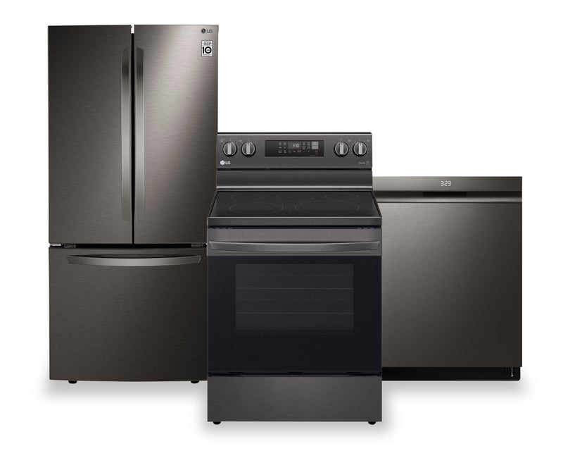 LG 3-Piece Kitchen Appliance Package  | Ensemble de 3 électroménagers LG pour la cuisine  | LG01KPK3