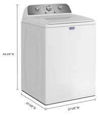 White Maytag 4.8 Cu. Ft. Capacity Top Load Washer- MVW4005SW | MVW4005W