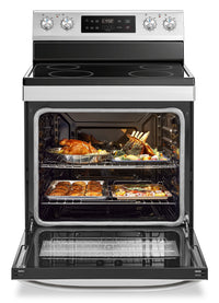 Midea 30" 6.3 Cu. Ft. Electric Range - MER30B14ASTC  | Cuisinière électrique Midea de 30 po et à capacité de 6,3 pi3 - MER30B14ASTC  | MER30STC