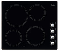 Whirlpool 24" Electric Cooktop – WCE52424AB|Surface de cuisson électrique Whirlpool de 24 po - WCE52424AB