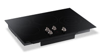 Samsung 30" 4-Element Electric Cooktop with Knob Controls - Black - NZ30FG5332RKAA | Surface de cuisson électrique Samsung de 30 po à 4 éléments avec commandes à boutons - noire - NZ30FG5332RKAA | NZ30FG53