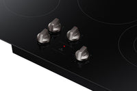 Samsung 30" 4-Element Electric Cooktop with Knob Controls - Black - NZ30FG5332RKAA | Surface de cuisson électrique Samsung de 30 po à 4 éléments avec commandes à boutons - noire - NZ30FG5332RKAA | NZ30FG53