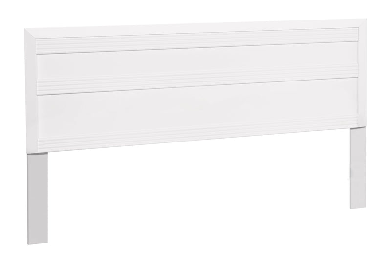 Olivia Queen/Full Headboard - White