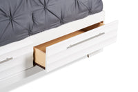 Olivia Queen Storage Bed - White