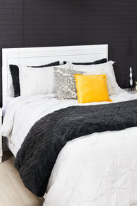 Olivia Queen Storage Bed - White