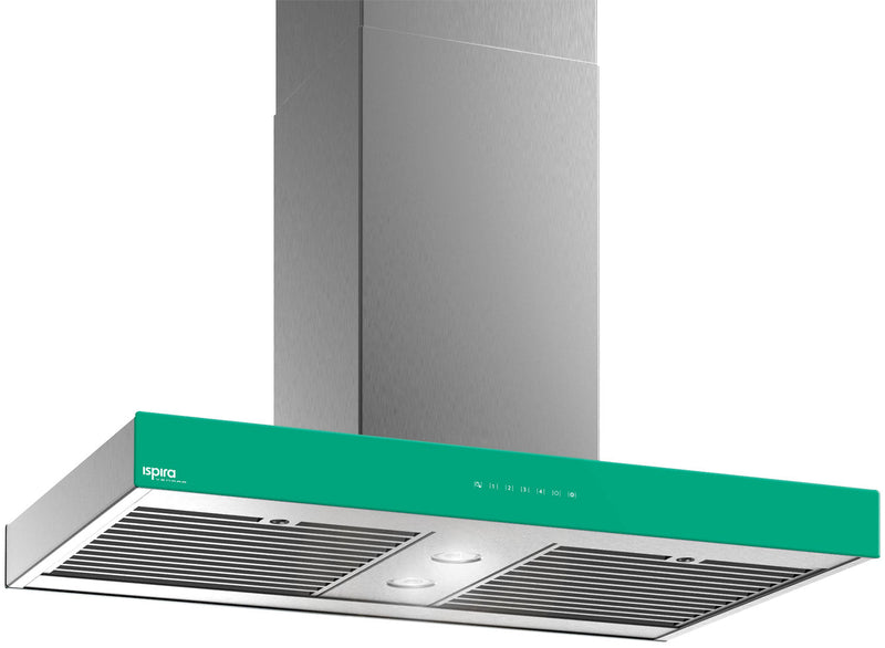Venmar Ispira 36" Island Range Hood – Emerald Green|Hotte îlot Venmar Ispira de 36 po – vert émeraude|IS736EPK