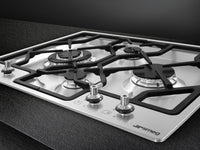 Smeg 24" Gas Cooktop - PGFU24X|Surface de cuisson à gaz Smeg de 24 po - PGFU24X