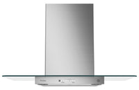 GE 30" Wall-Mount Glass Canopy Chimney Range Hood – PVW7301SJSSC - Range Hood in Stainless Steel