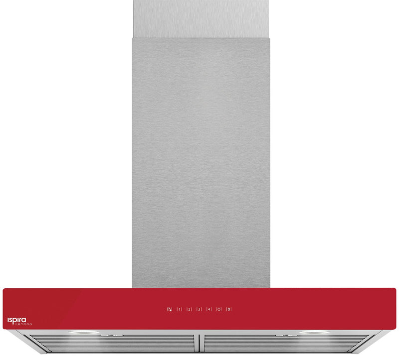 Venmar Ispira 36" Chimney Range Hood – Red|Hotte cheminée Venmar Ispira de 36 po – rouge|IC736RPK