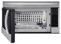 Profile 1.8 Cu. Ft. Convection Over-the-Range Microwave Oven with Easy Clean Interior  | Four à micro-ondes à hotte intégrée SpaceMakerMC de Profile de 1,8 pi³ - PVM1899SJC | PVM1899S