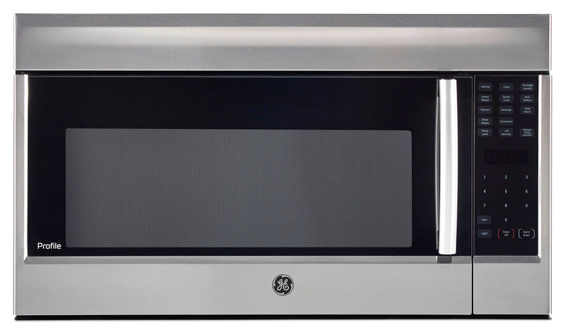 Profile 1.8 Cu. Ft. Convection Over-the-Range Microwave Oven with Easy Clean Interior  | Four à micro-ondes à hotte intégrée SpaceMakerMC de Profile de 1,8 pi³ - PVM1899SJC | PVM1899S
