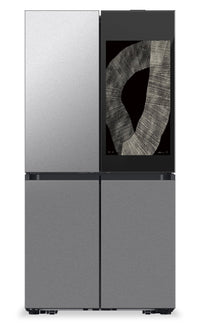 Samsung Bespoke 23 Cu. Ft. 4-Door Flex Refrigerator with Family Hub+™ - RF23DB9900QDAC | Réfrigérateur Bespoke Samsung de 23 pi³ à 4 portes Flex avec portail Family Hub+MC - RF23DB9900QDAC | RF23DB99