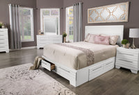 Olivia 6-Piece Queen Storage Bedroom Package – White