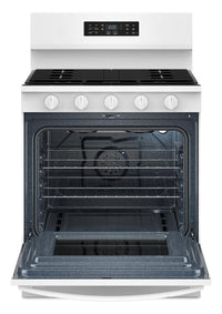 Whirlpool 5.0 Cu. Ft. Gas Range with Air Cooking – White - WFGS5730SW | Cuisinière à gaz Whirlpool de 5,0 pi3 avec cuisson à air – blanche - WFGS5730SW