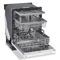 LG Top-Control Dishwasher with QuadWash® and Third Rack - LDPN4542W | Lave-vaisselle LG avec commandes sur le dessus, QuadWashMC et 3e panier - LDPN4542W | LDPN454W