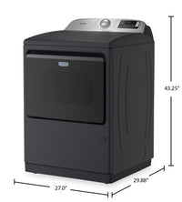 Maytag 7.4 Cu. Ft. Pet Pro Gas Dryer - Midnight Steel - MGD7205RF | Sécheuse à gaz Animal Pet Pro de Maytag de 7,4 pi3 - Acier Minuit - MGD7205RF