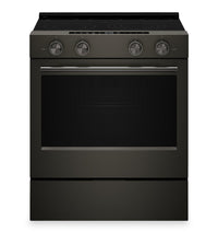 KitchenAid 30" 5.3 Cu. Ft. Electric Range – Black Ore - YKSES530SBE  | Cuisinière électrique KitchenAid de 5,3 pi³ et de 30 po - minerai noir - YKSES530SBE