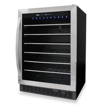 Danby 5.7 Cu. Ft. 60-Bottle Built-In Wine Cooler - Stainless Steel - DWC057A1BSS | Refroidisseur à vin encastré Danby, de 5,7 pi³ pour 60 bouteilles - acier inoxydable - DWC057A1BSS | DWC057SS