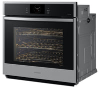 Samsung 5.1 Cu. Ft. 6 Series Single Wall Oven with Air Fry - NV51CG600SSRAA | Four mural simple Samsung de 5,1 pi³ série 6 avec hublot et AirFry - NV51CG600SSRAA | NV51C6SS