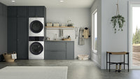 Electrolux Laundry Tower™ with 5.1 Cu. Ft. Washer and 8 Cu. Ft. Electric Dryer - ELTE730CAW | Tour de buanderie Laundry TowerMC d’Electrolux avec laveuse de 5,1 pi³ et sécheuse électrique de 8 pi³ - ELTE730CAW | ELTE73AW