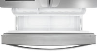 Whirlpool 36" 23.8 Cu. Ft. Counter-Depth French-Door Refrigerator - Stainless Steel - WRFC9636RZ  | Réfrigérateur Whirlpool de 23,8 pi3 et de 36 po de profondeur comptoir à portes françaises - acier inoxydable - WRFC9636RZ  | WRFC963Z