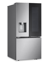 LG 33" 24.5 Cu. Ft Smart French Door Refrigerator with InstaView® - LF25S6560S | Réfrigérateur intelligent LG de 24,5 pi3 et de 33 po à portes françaises avec InstaViewMD - LF25S6560S