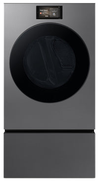 Samsung Bespoke 7.6 Cu. Ft. Electric Dryer with AI Opti Dry - Dark Steel - DV90F53AESAC | Sécheuse électrique Bespoke de Samsung de 7,6 pi3 avec fonction intelligente IA OptiDry - acier foncé - DV90F53AESAC