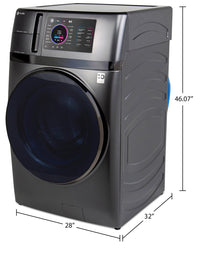 Profile 5.5 Cu. Ft. UltraFast All-in-One Washer/Dryer with Ventless Heat Pump and Pet Hair Removal Mode - PFQ97HSPVDS | Laveuse-sécheuse tout-en-un UltraFast de Profile de 5,5 pi3 avec pompe à chaleur sans conduit - PFQ97HSPVDS | PFQ97HSP